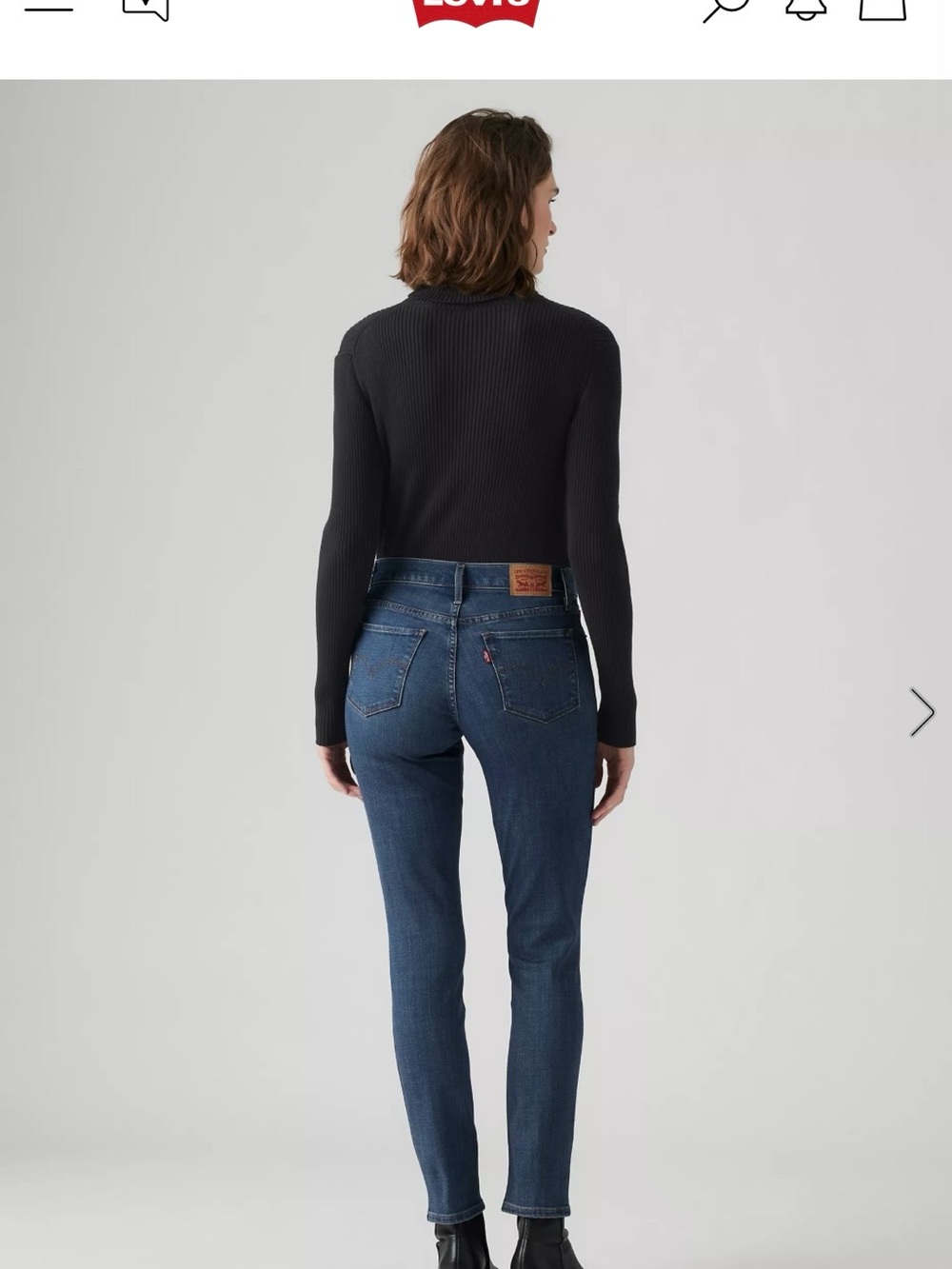 Levi's Women's Skinny Jeans in Dark Blue Wash